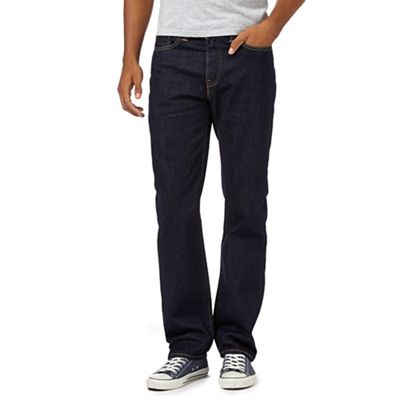 Levi's 514&#8482 rinse wash dark blue straight leg jeans
